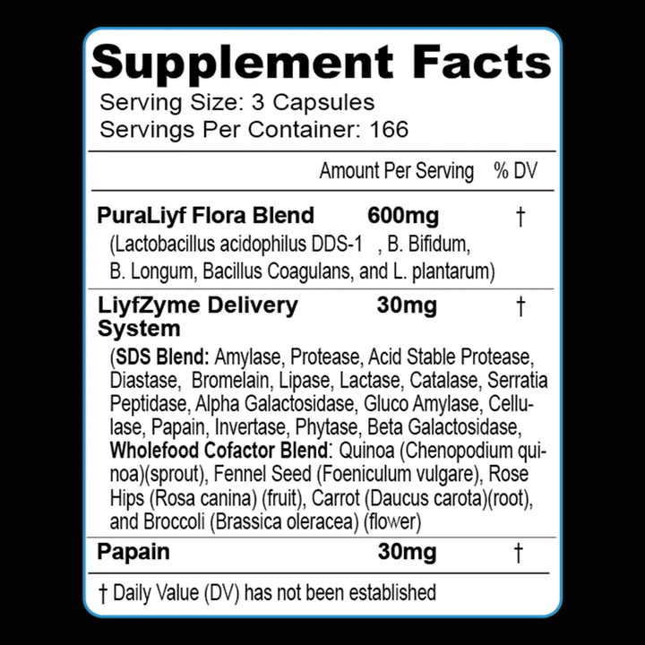 PURALIYF - ENZYME ENHANCED PROBIOTICS