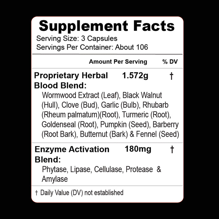 Herbal Blood (Herbal Blood Cleanse) - PuraDymeUK