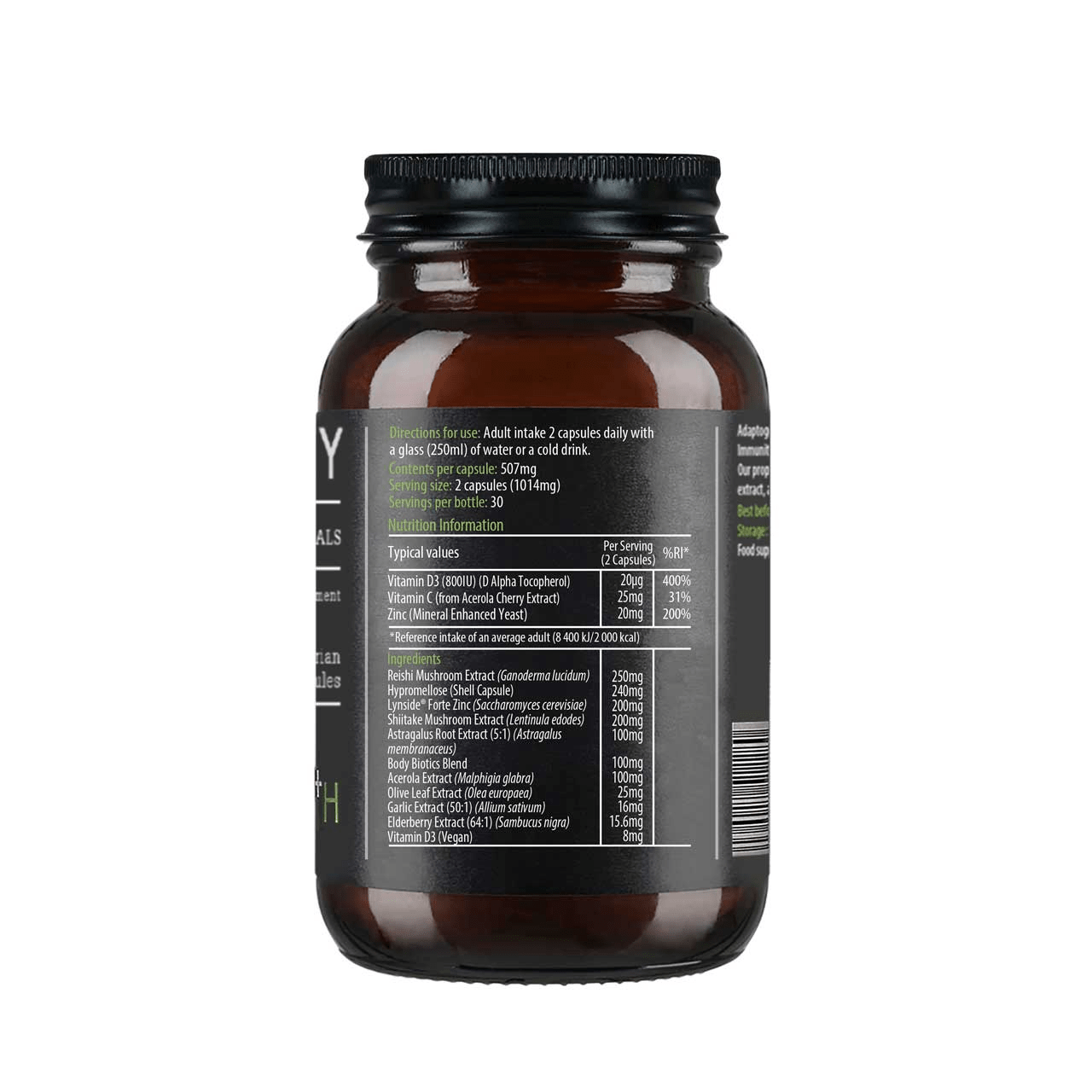 Immunity – 60 Vegicaps - PuraDymeUK