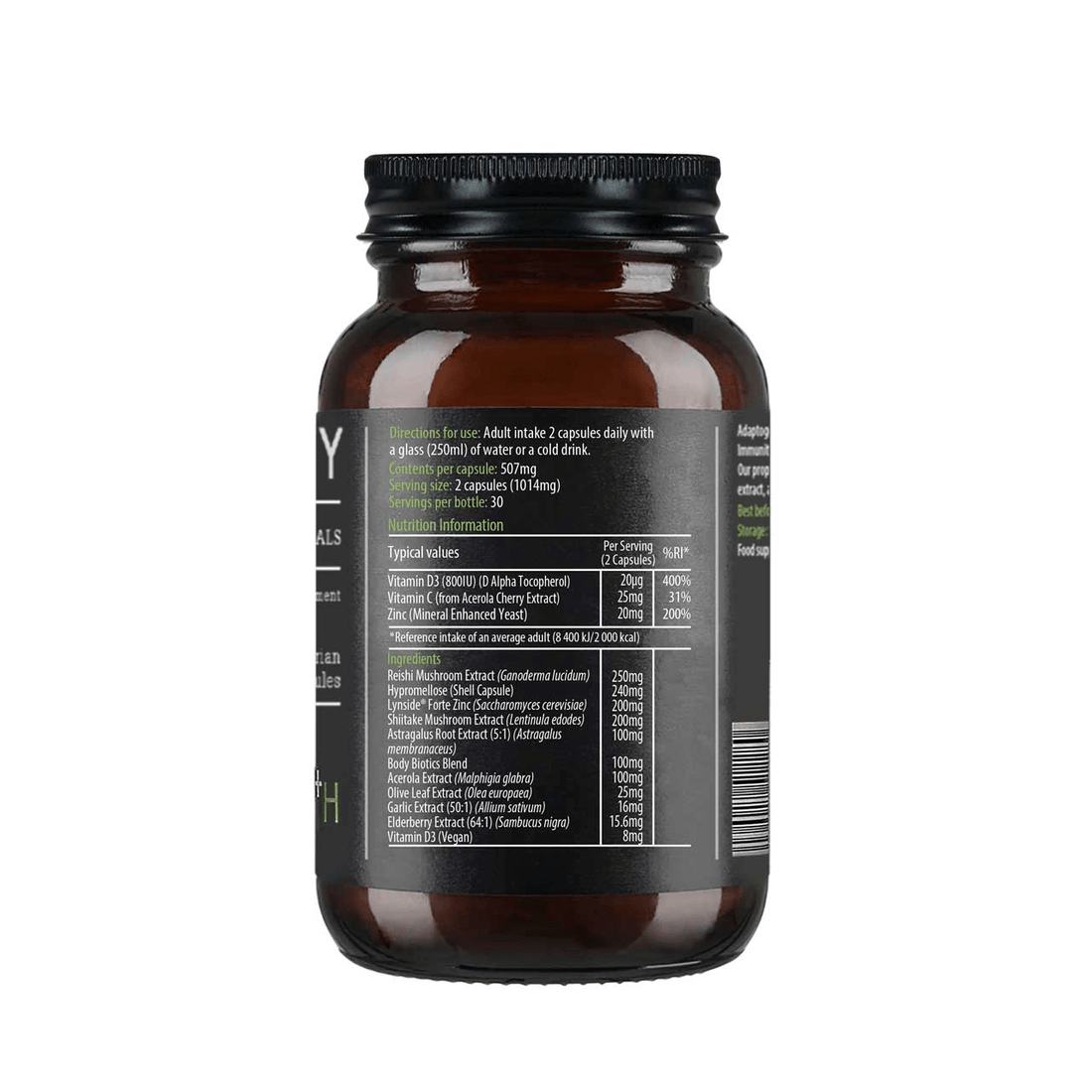 Immunity – 60 Vegicaps - PuraDymeUK