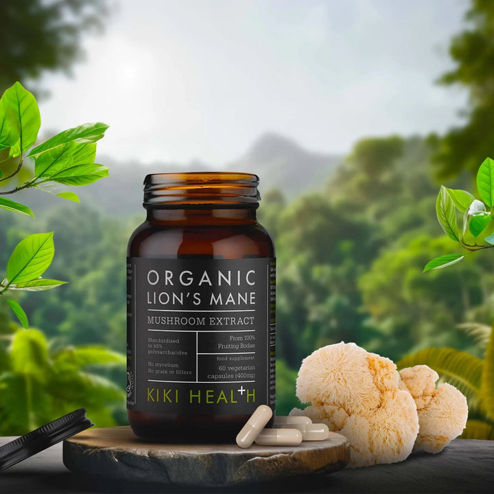 Lion's Mane Extract, Organic - 60 Vegicaps - PuraDymeUK
