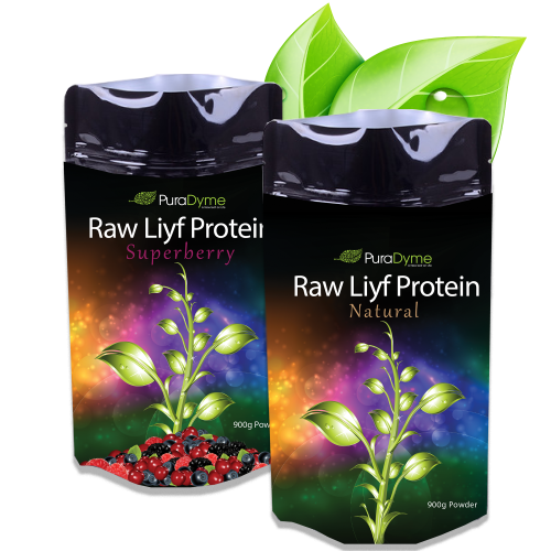 RAW LIYF PROTEIN 900 GRAMS - PuraDymeUK